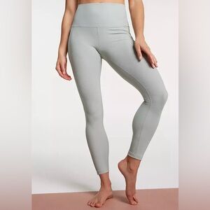 NWT CALIA Women’s Gray Bog Seamed Ribbed Essential 7/8 Leggings - Size XXS
